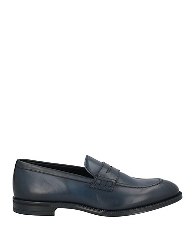 DOUCAL'S Loafers Blue Calfskin