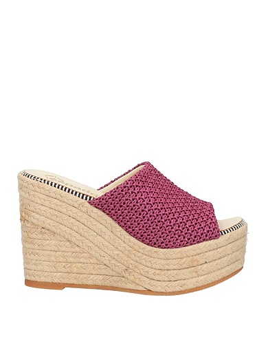 ESPADRILLES Espadrilles Mauve Textile fibers