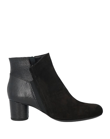 PAS DE ROUGE Ankle boot Black Leather