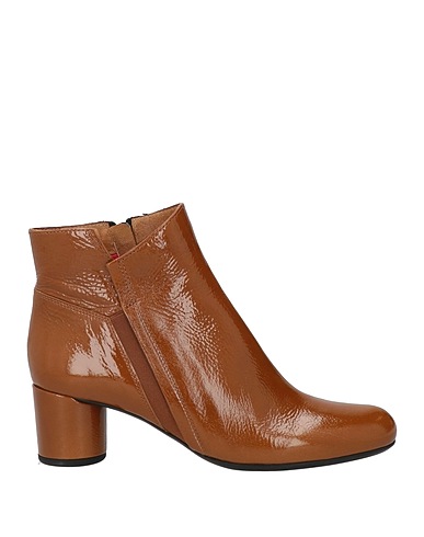 PAS DE ROUGE Ankle boot Tan Leather