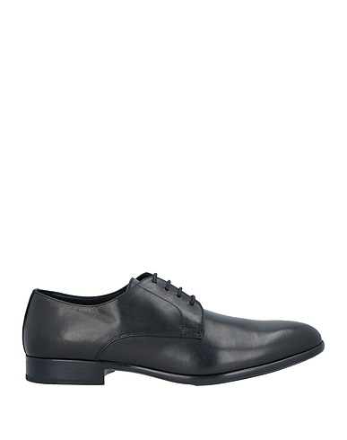 DOUCAL'S Laced shoes Black Calfskin