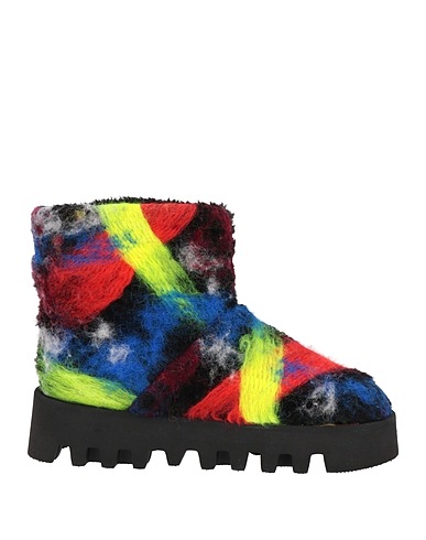 CASADEI Ankle boot Red Textile fibers