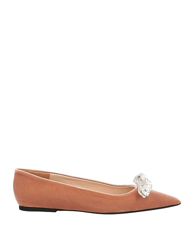 N°21 Ballet flats Blush Synthetic fibers