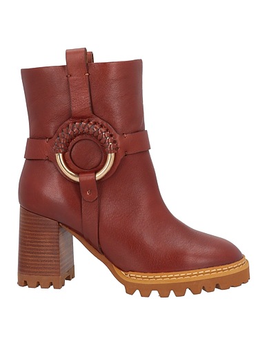 SEE BY CHLOÉ Ankle boot Brick Calfskin