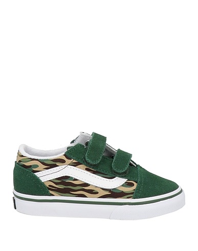 VANS Canvas trainers  TD Old Skool V
 Dark green Textile fibres, Leather