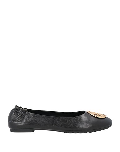 TORY BURCH Ballet flats Black Goat skin