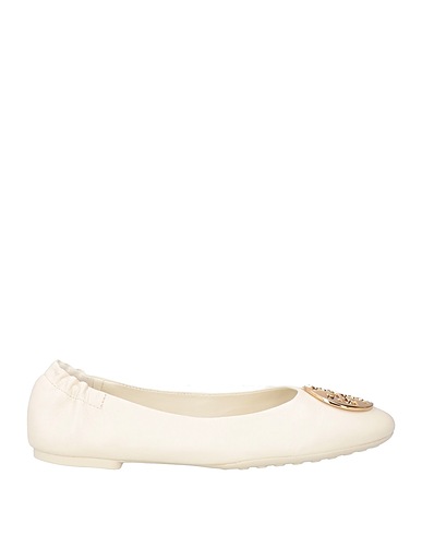 TORY BURCH Ballet flats Ivory Goat skin