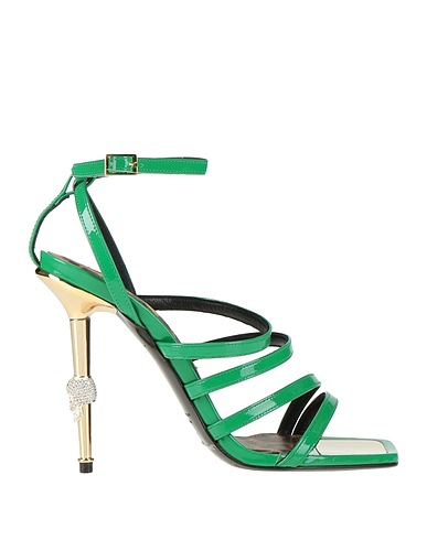 PHILIPP PLEIN Sandalen Säuregrün Leder