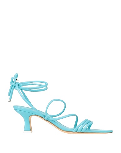 3JUIN Sandals Sky blue Soft Leather