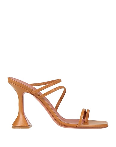 AMINA MUADDI Flip flops Camel Leather