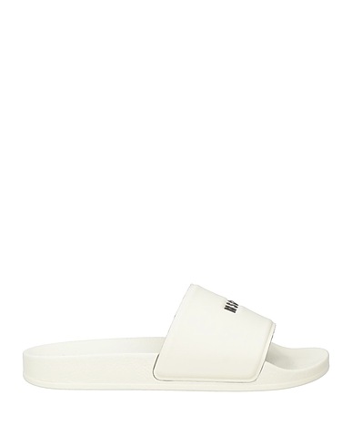 MSGM Sandals Off white Rubber, Textile fibers