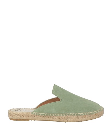 MANEBÍ Espadrilles Sage green Leather