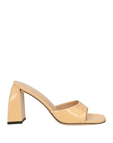 BY FAR Sandalen Beige Leder