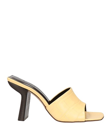 BY FAR Sandali Giallo pastello Pelle