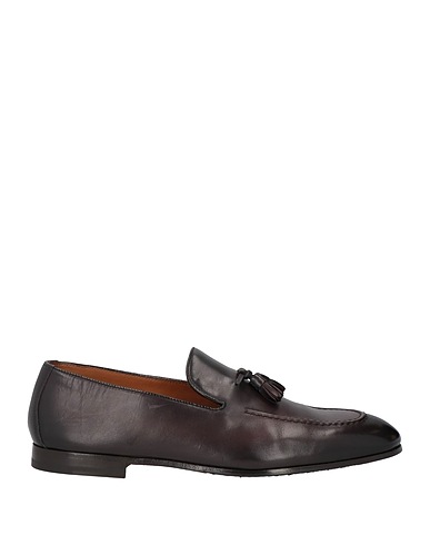 DOUCAL'S Loafers Dark brown Leather
