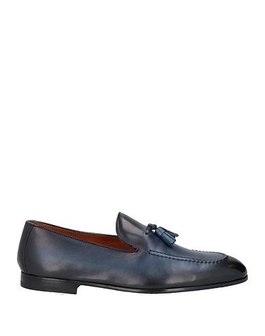 DOUCAL'S Loafers Midnight blue Soft Leather