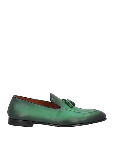 DOUCAL'S Loafers Green Soft Leather