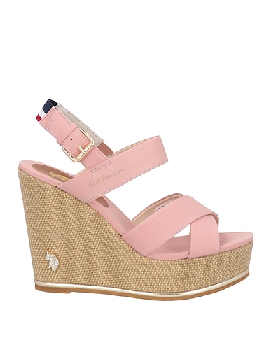 U.S.POLO ASSN. Espadrilles Rosa Gewebefasern