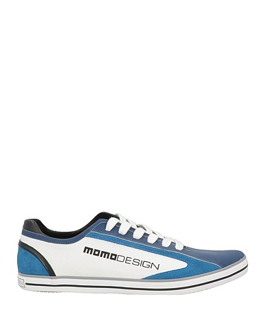 MOMO DESIGN Кеды и кроссовки Грифельно-синий Кожа, Текстильное волокно