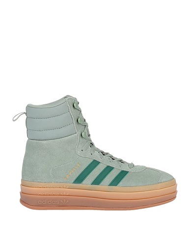 ADIDAS ORIGINALS Sneakers GAZELLE BOOT W
 Salbeigrün Leder, Gewebefasern