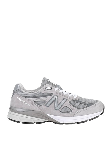 NEW BALANCE Sneakers 990 Grey Leather, Textile fibers