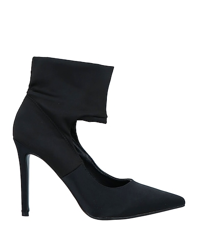 VALERIO 1966 Ankle boot Black Textile fibers