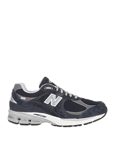 NEW BALANCE Sneakers 2002 Navy blue Leather, Textile fibres