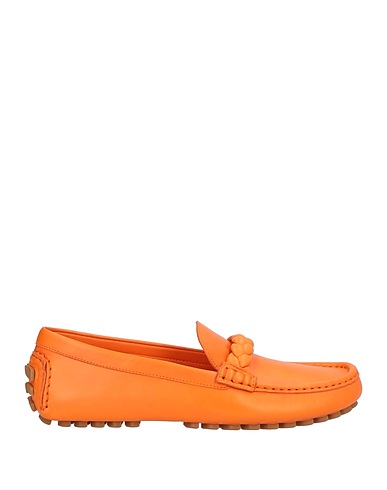 GIANVITO ROSSI Loafers Orange Calfskin