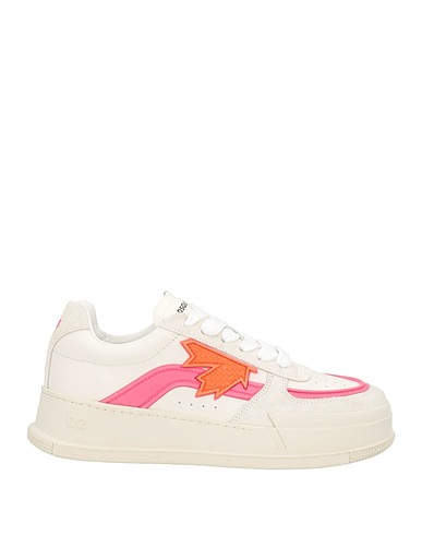 DSQUARED2 Sneakers Light grey Soft Leather, Textile fibers