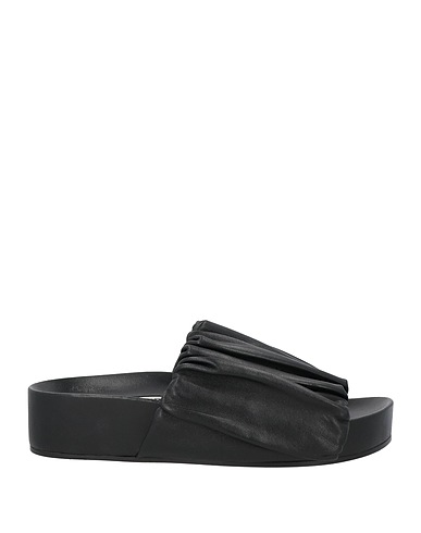 JIL SANDER Sandals Black Soft Leather