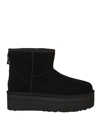 UGG Ankle boot CLASSIC MINI PLATFORM Black Leather
