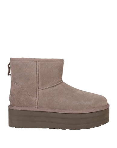 UGG Ankle boot CLASSIC MINI PLATFORM Taupe Leather