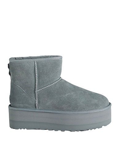 UGG Ankle boot CLASSIC MINI PLATFORM Grey Leather