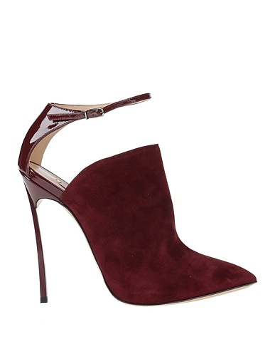 CASADEI Ankle boot Burgundy Leather