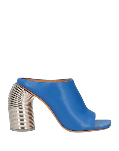 OFF-WHITE™ Sandals Blue Soft Leather