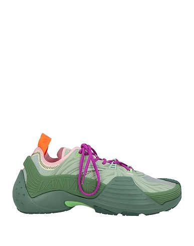 LANVIN Sneakers Sage green 40% Polyurethane, 28% Polyester, 18% Thermoplastic polyurethane, 14% Nylon