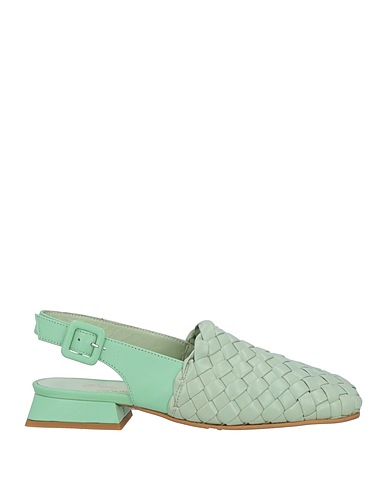 BRUGLIA Ballerinas Säuregrün Leder