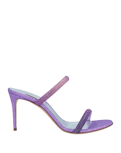 CASADEI Sandals Mauve Textile fibres