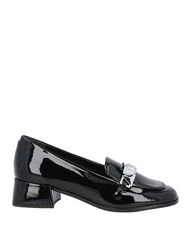 SCHUTZ Loafers Black Textile fibres