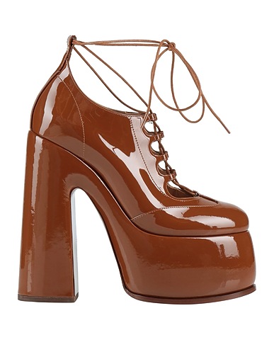 CASADEI Décolleté Marrone Pelle
