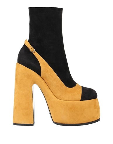 CASADEI Ankle boot Mustard Leather