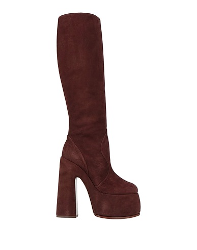CASADEI Boots Chocolate brown Leather