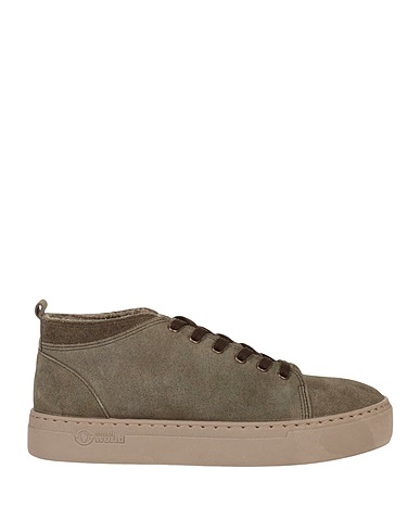 NATURAL WORLD Sneakers Militärgrün Leder