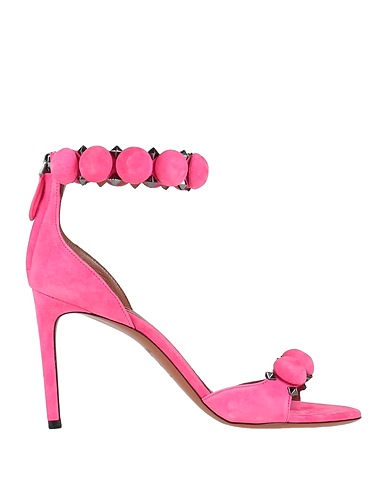 ALAÏA Sandals Pink Leather