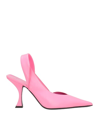 BY FAR Escarpins Rose Cuir