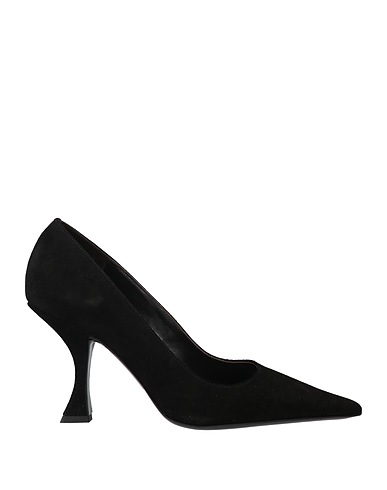 BY FAR Court Black Soft Leather