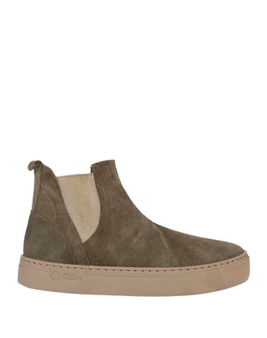 NATURAL WORLD Ankle boot Military green Soft Leather