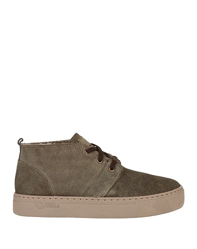 NATURAL WORLD Ankle boot Military green Soft Leather