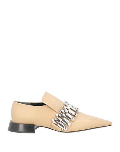 JIL SANDER Loafers Taupe Soft Leather