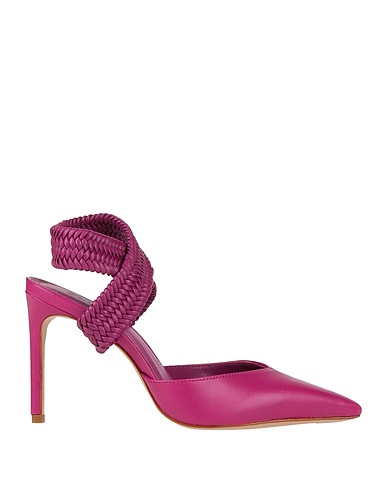 SCHUTZ Pump Mauve Leather, Textile fibers